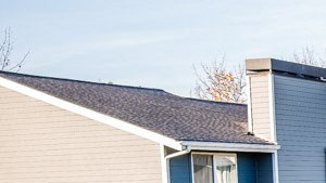 Tacoma Apartments - Northpoint Apartments - Rear Exteriors and Dry River Bed